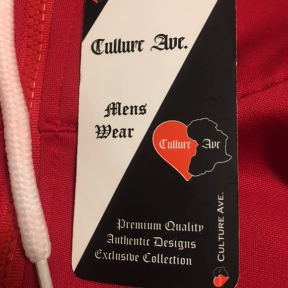 Men's NEW 2-Piece Tracksuit Culture Ave. NY Signature Set  Size Large Slim Fit - Picture 4 of 16